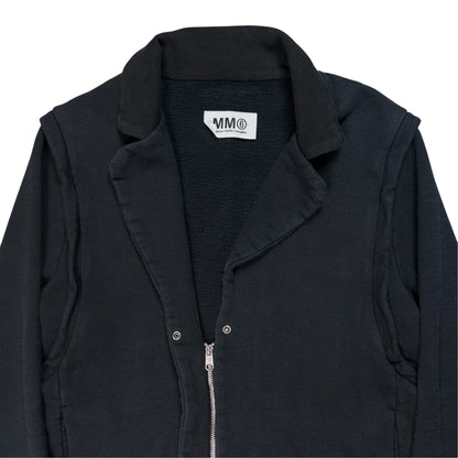 MM6 Maison Margiela Hybrid Lapel Zip Sweater - AW08