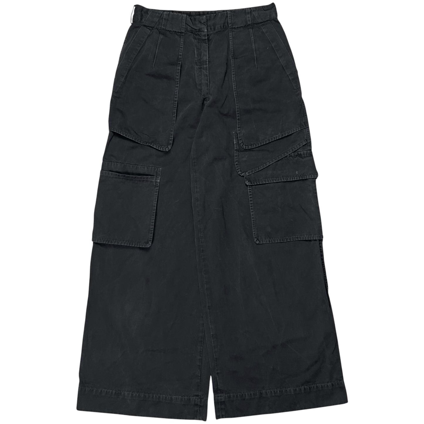 Dries Van Noten Wide Asymmetric Multi Cargo Pants