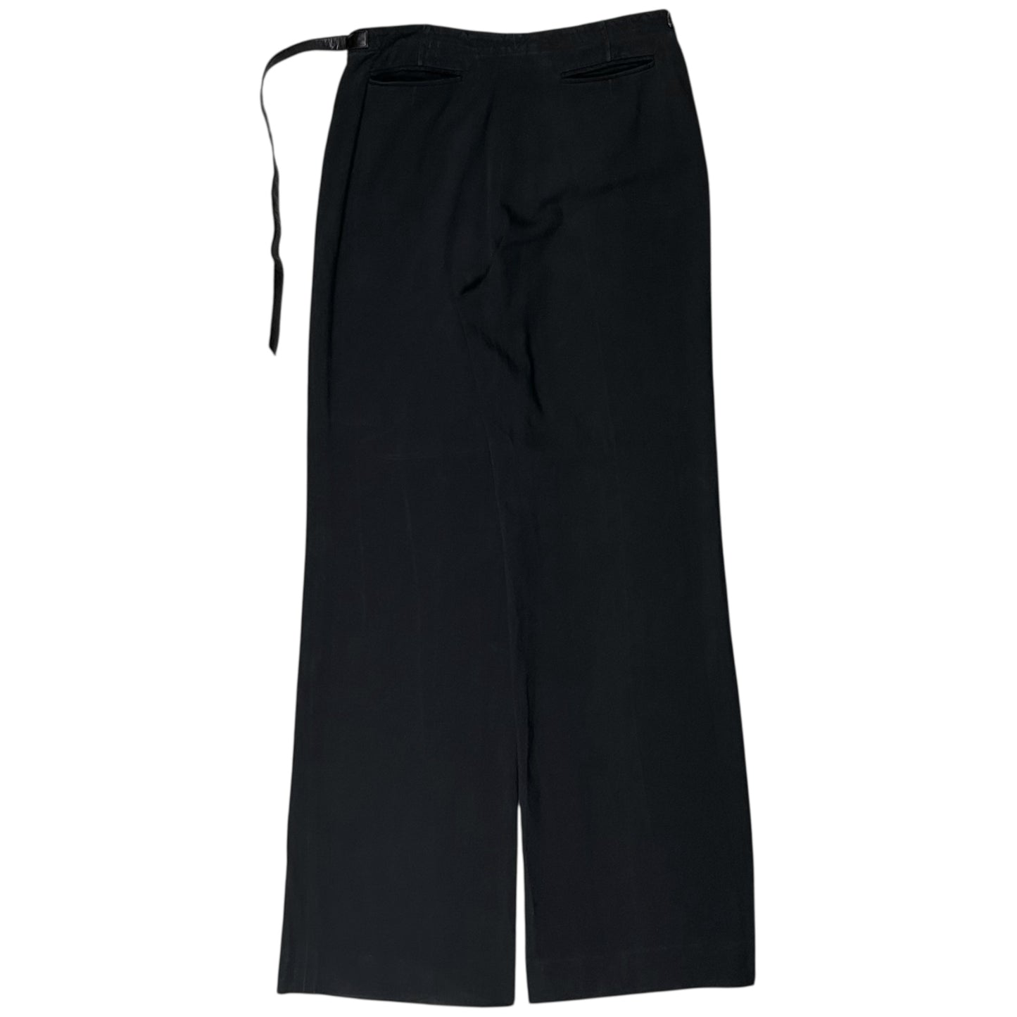 Dries Van Noten Leather Belted Trousers