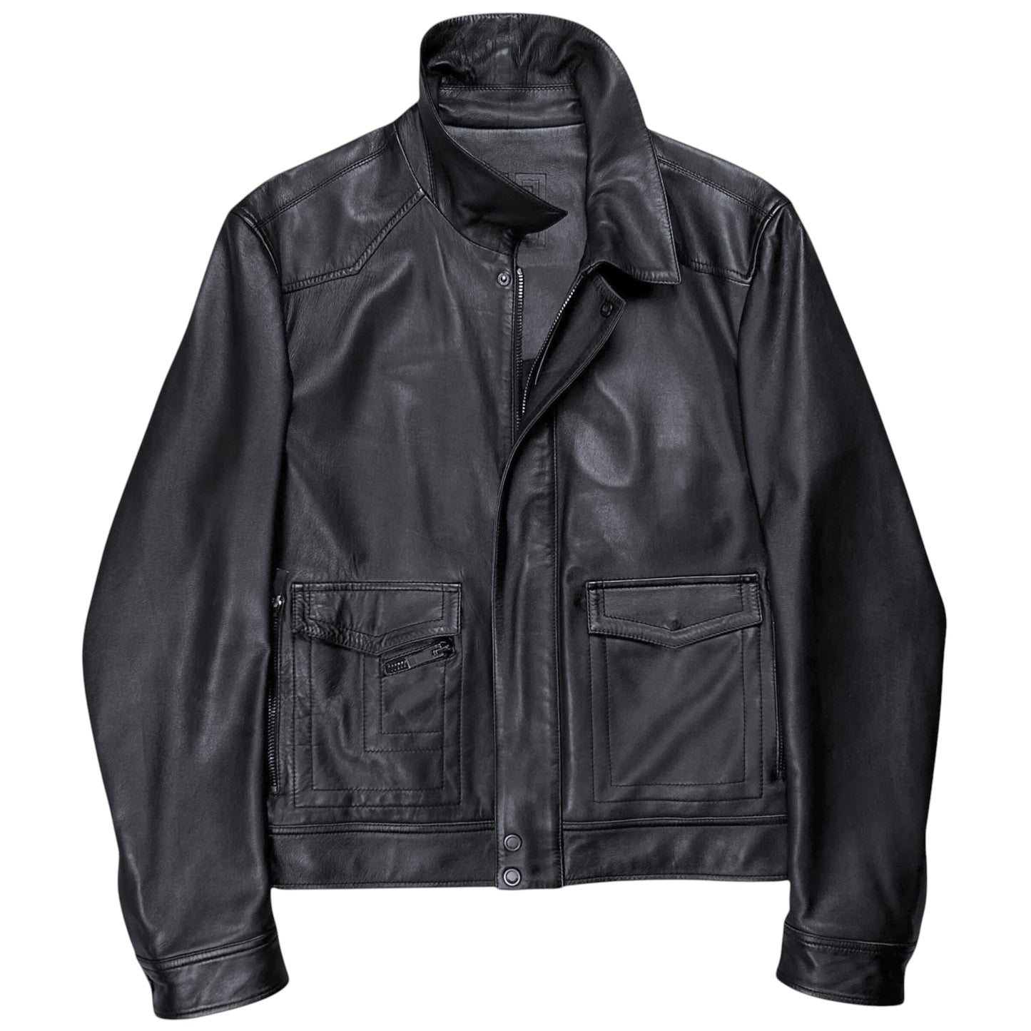 Givenchy Zip Pocket Leather Jacket - AW16