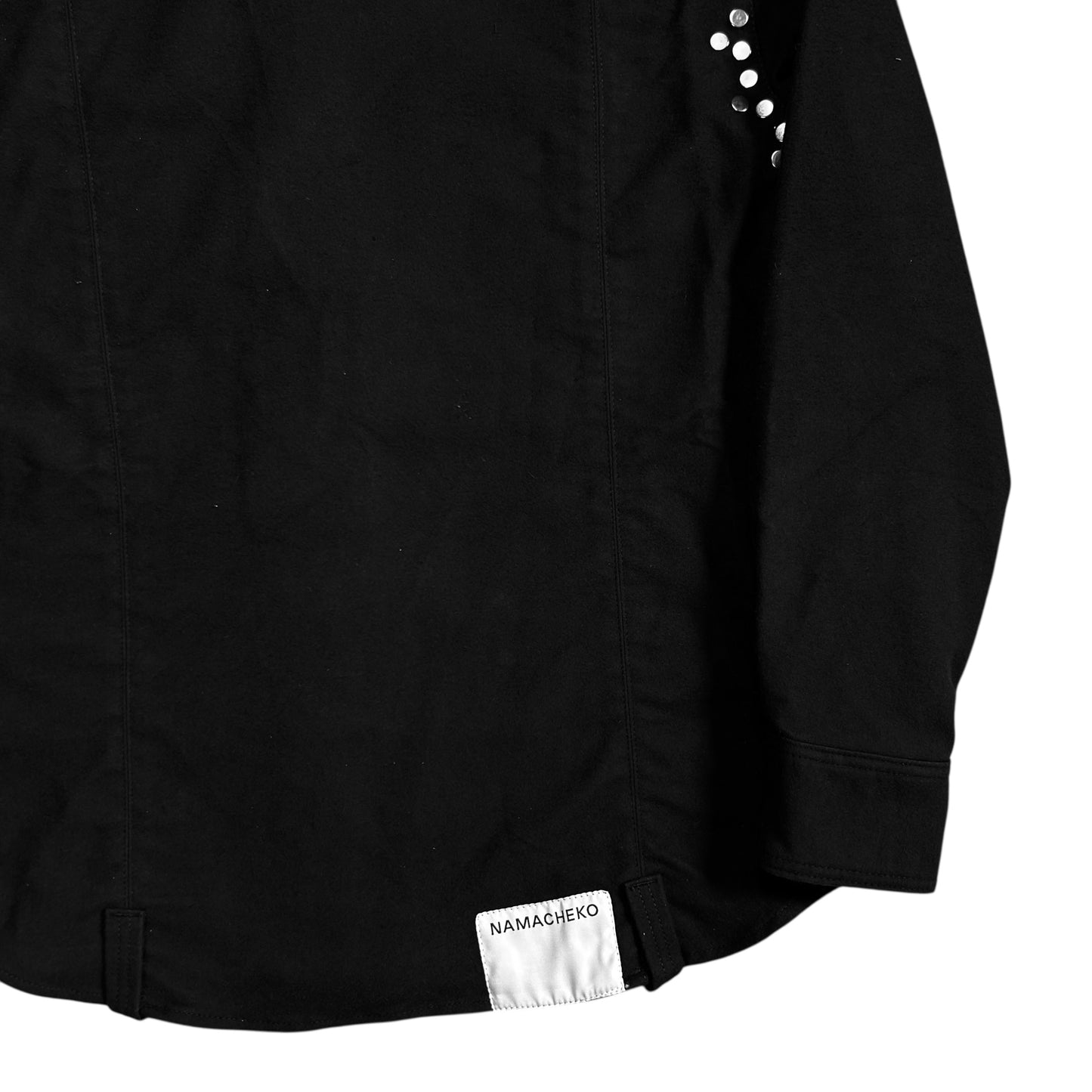Namacheko Studded Moleskin Overshirt Black - AW24