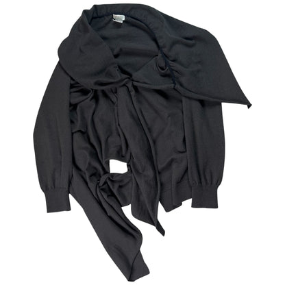 Dries Van Noten Layered Wrap Around Drape Sweater