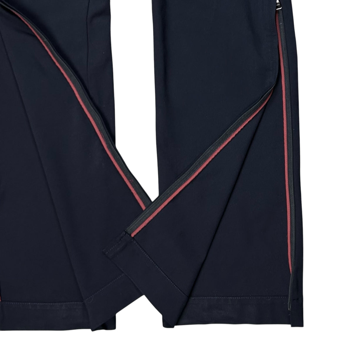 Prada Flared Ankle Zip Pants - 00s