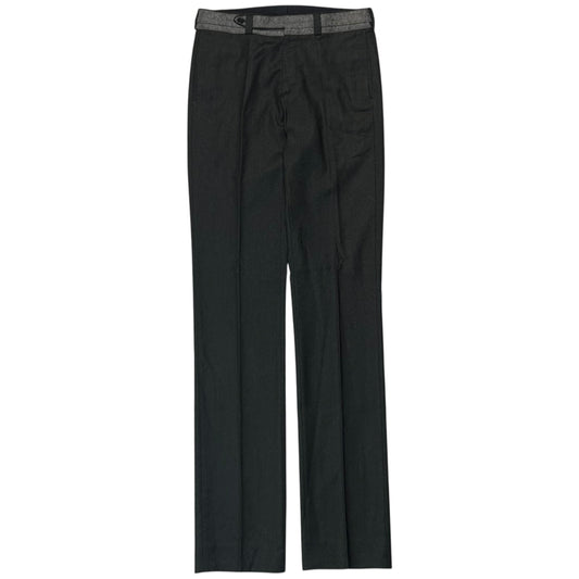 Dior Homme Contrast Waistband Brushed Cashmere Trousers - AW12