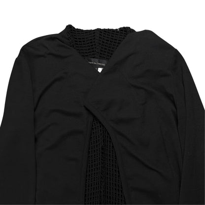 Comme des Garcons Fishnet Layered Drape Cardigan - AW91