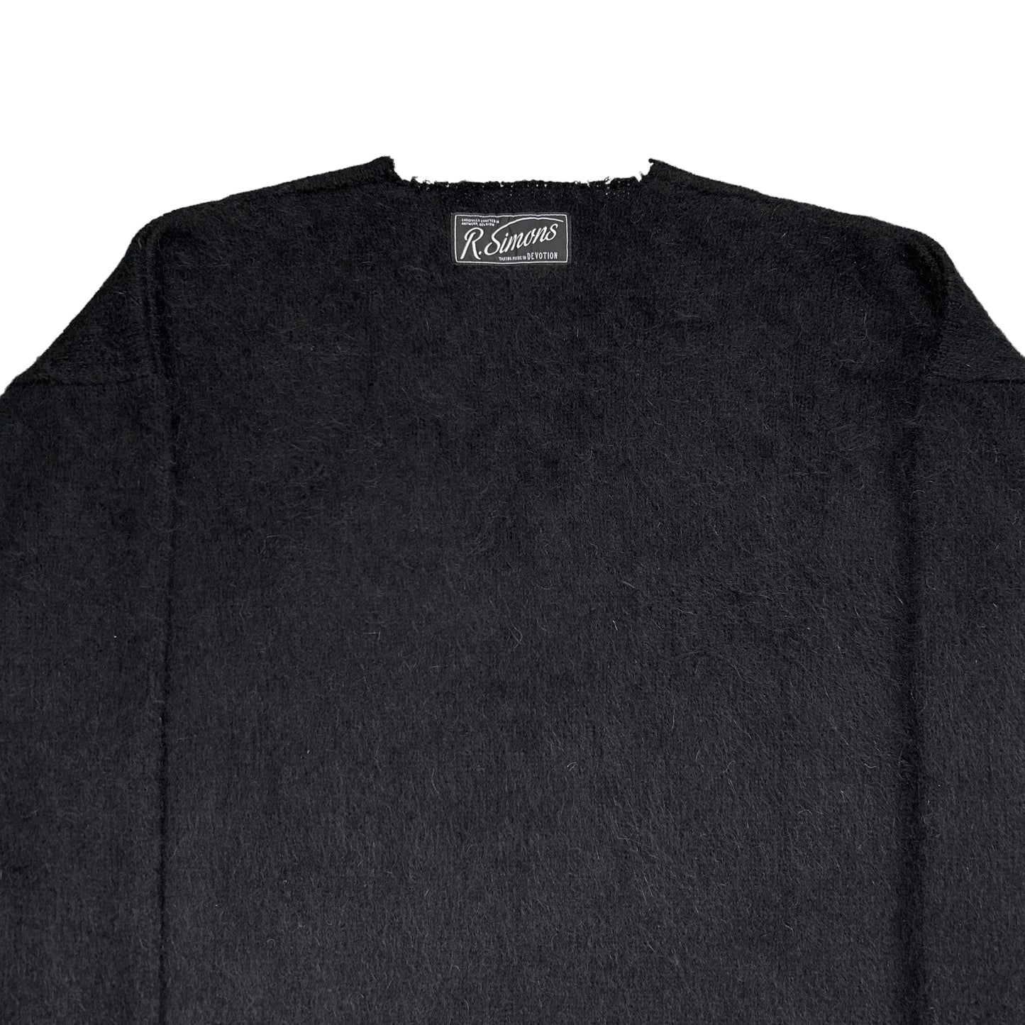 Raf Simons Oversized Boiled V-Neck Sweater - AW21
