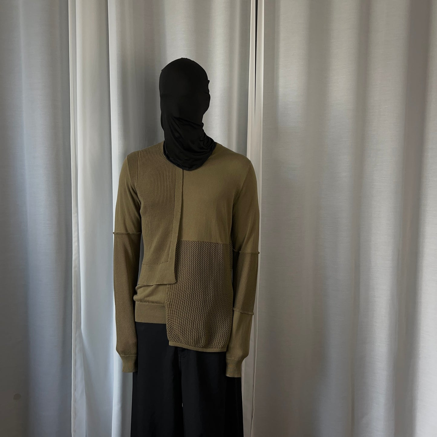 Maison Margiela Patchwork Dual Texture Sweater - SS16