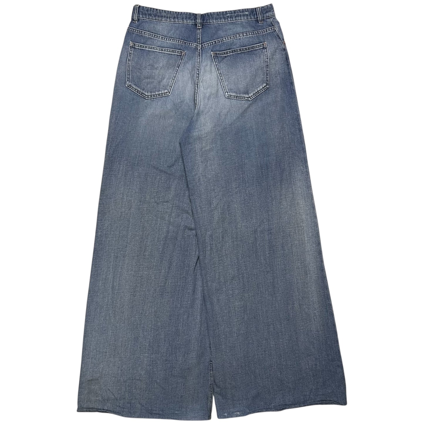 MM6 Maison Margiela Wide Dirt Wash Jeans - SS22