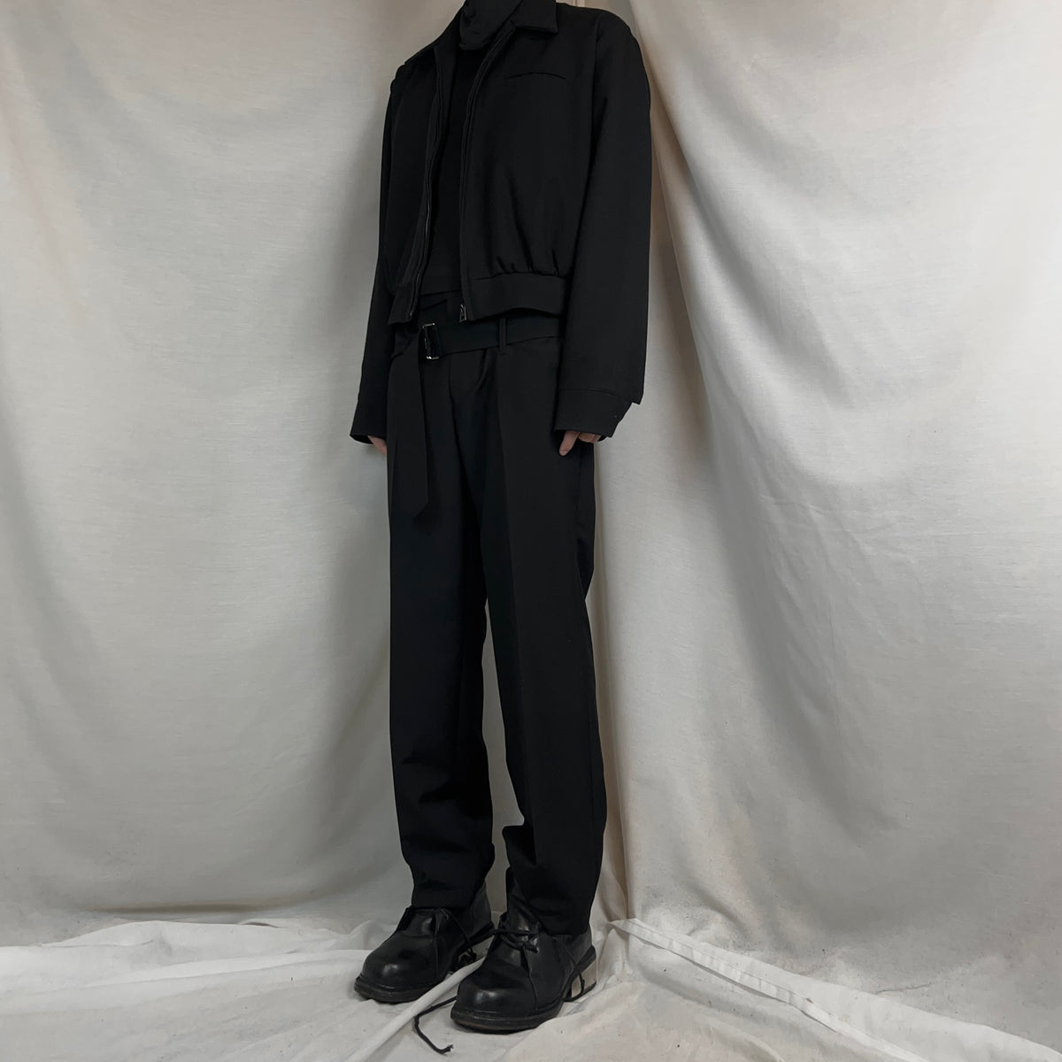 Comme des Garcons Homme Plus Waist Belted Mohair Pants - SS01