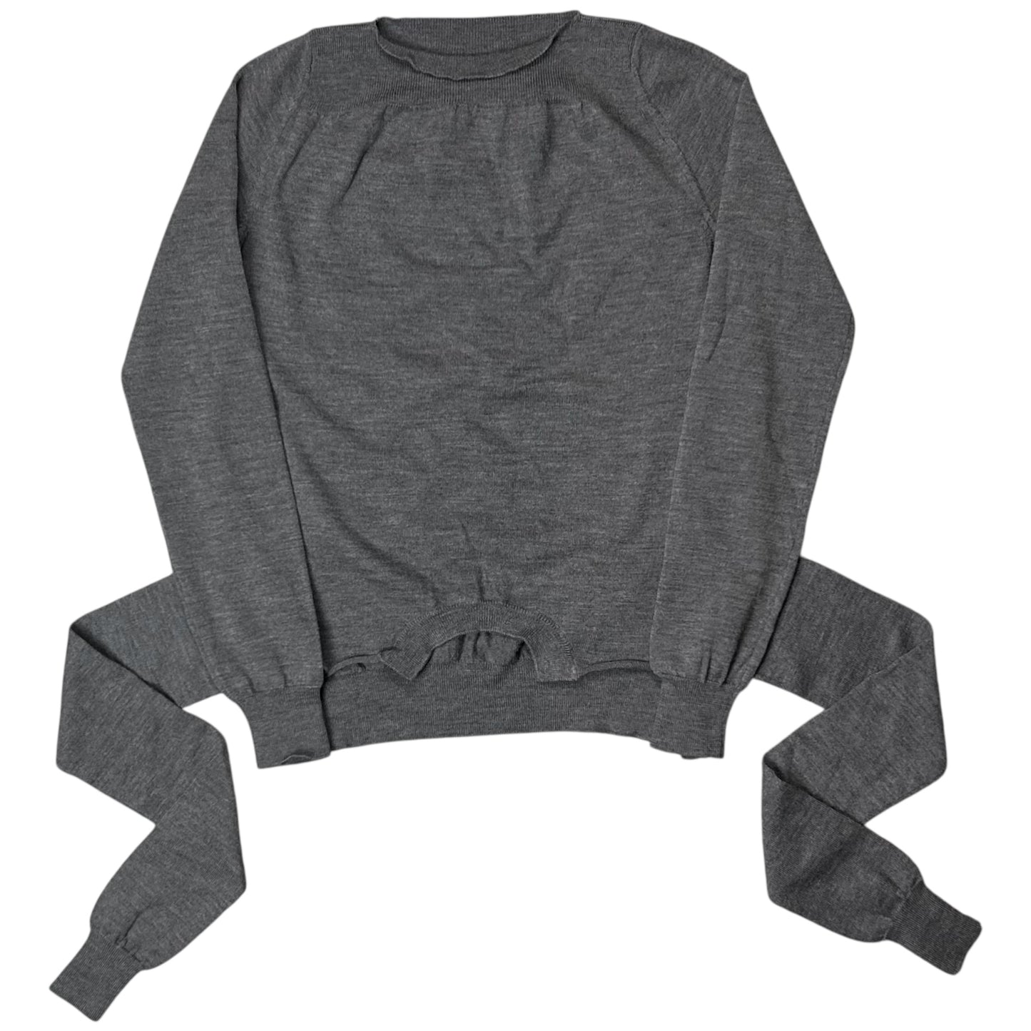 MM6 Maison Margiela Deconstructed Double Sleeve Sweater - AW20