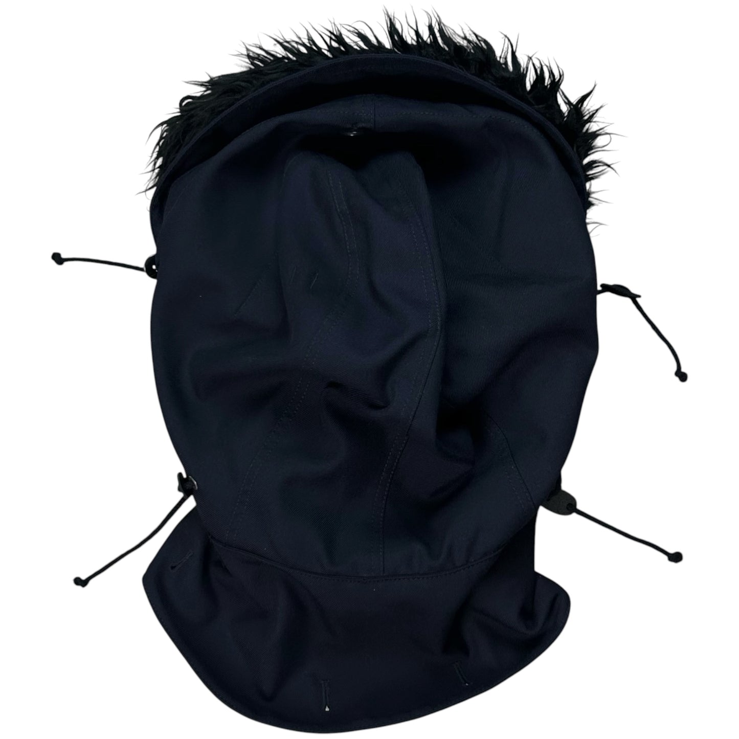 Comme des Garcons Shirt Velcro Faux Fur Hood - AW22