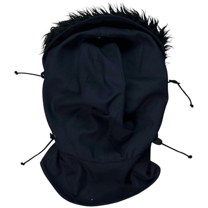 Comme des Garcons Shirt Velcro Faux Fur Hood - AW22