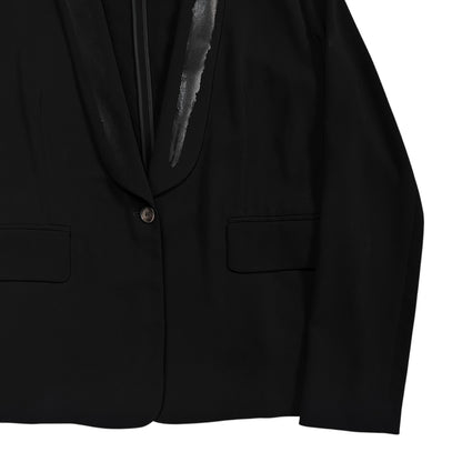 MM6 Maison Martin Margiela Paint Shawl Lapel Blazer - AW15