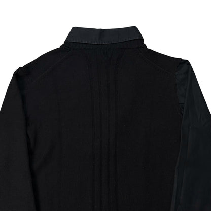 Dirk Bikkembergs Asymmetric Hybrid Shirt Layered Sweater - AW07