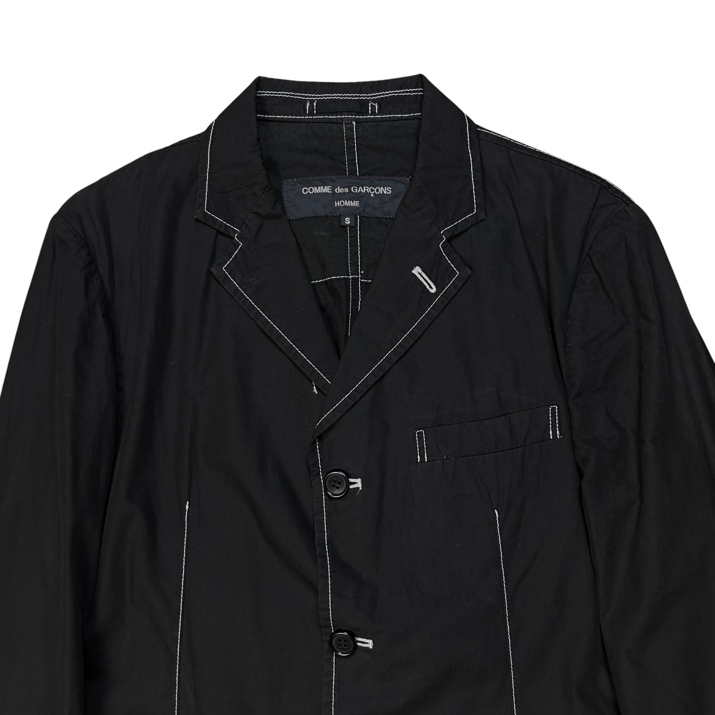 Comme des Garcons Homme Contrast Stitch Blazer - SS10 – Vertical Rags