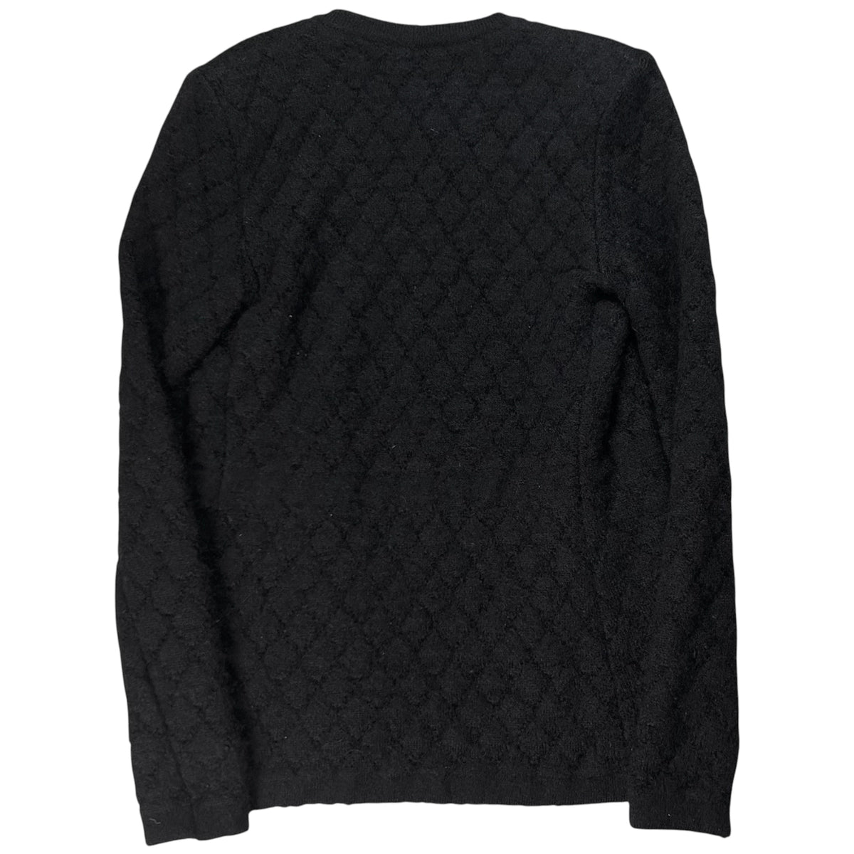 Balmain by Decarnin String Mohair Shoulder Pad Cardigan - AW11