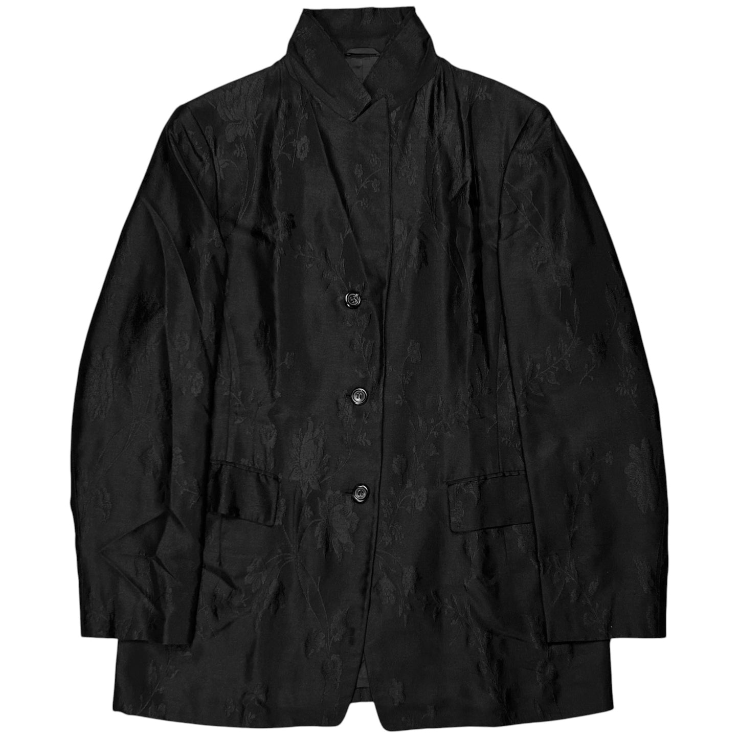 Jil Sander Floral Embroidery Blazer - 90s