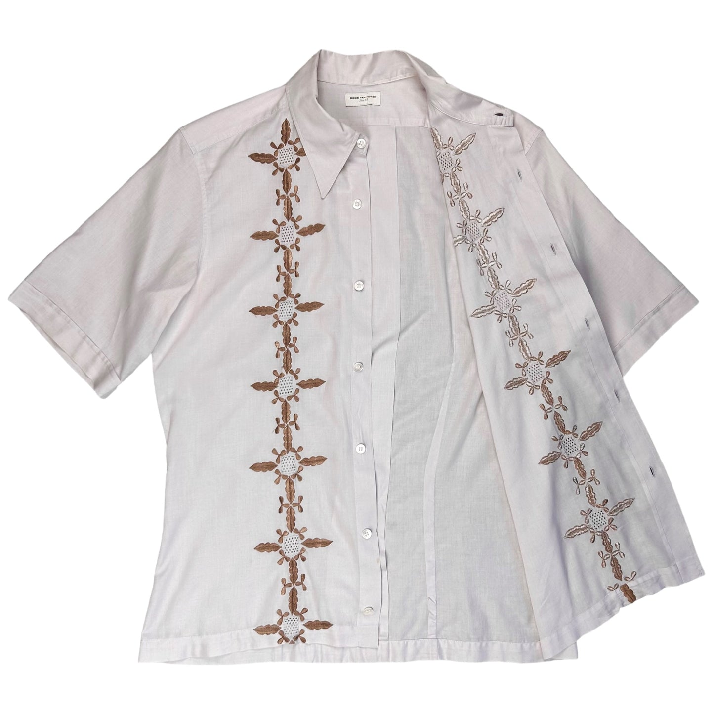 Dries Van Noten Embroidered Bowling Shirt