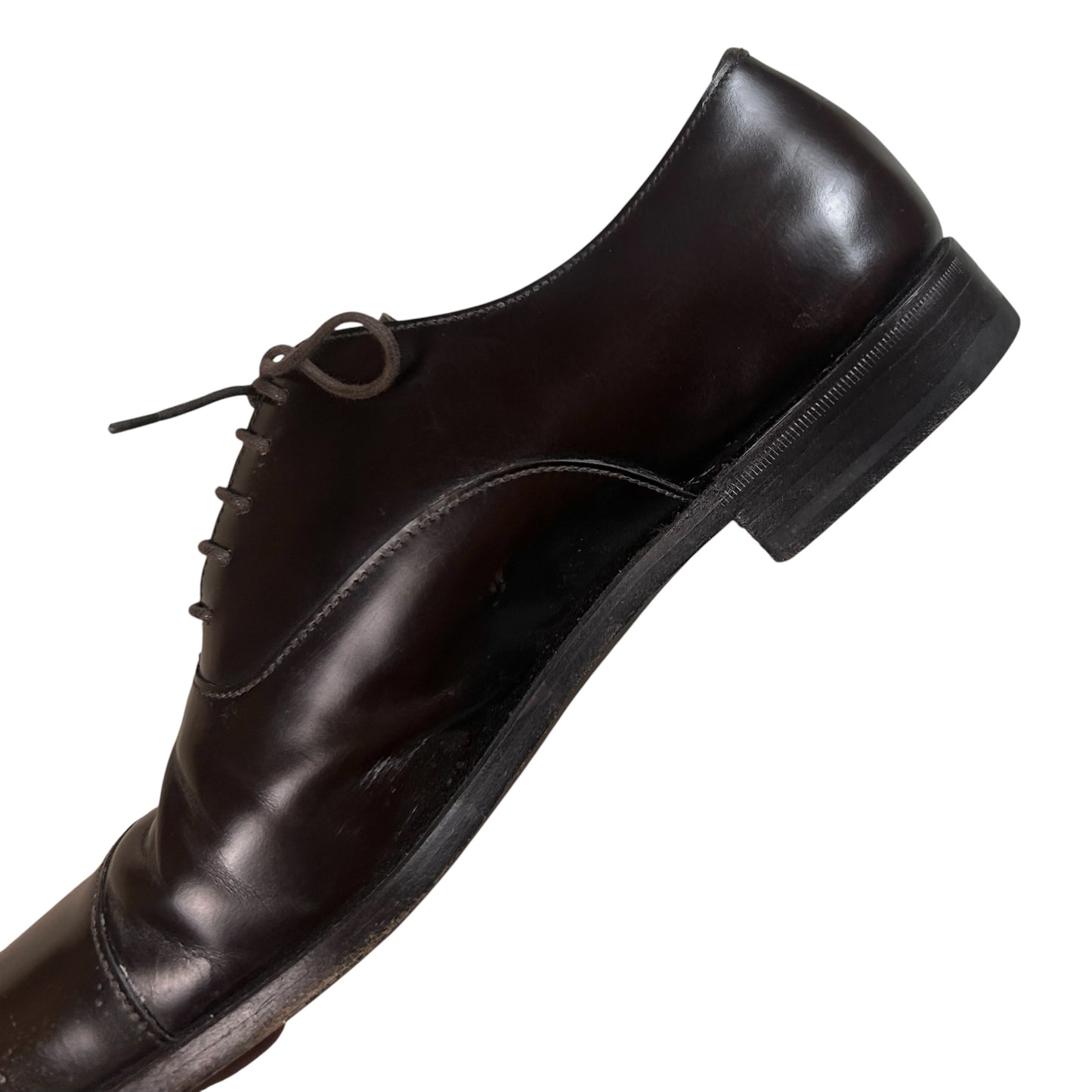 Prada Square Toe Derbies