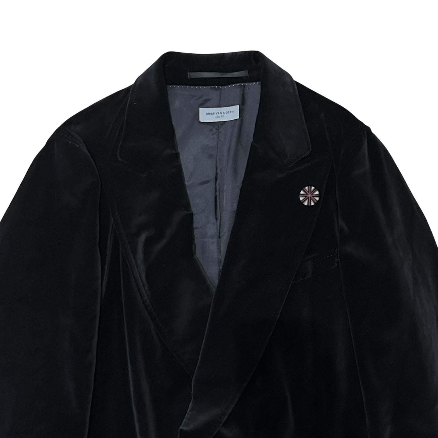 Dries Van Noten Starbust Button Velvet Blazer - AW11