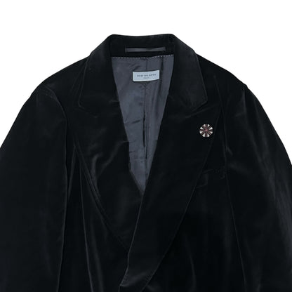 Dries Van Noten Starbust Button Velvet Blazer - AW11