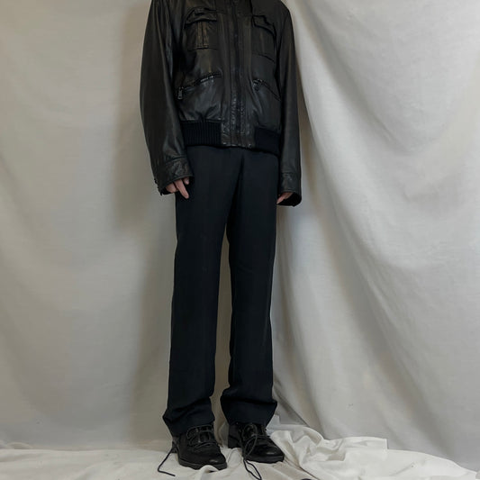 Maison Martin Margiela Straight Silk Work Trousers - SS12