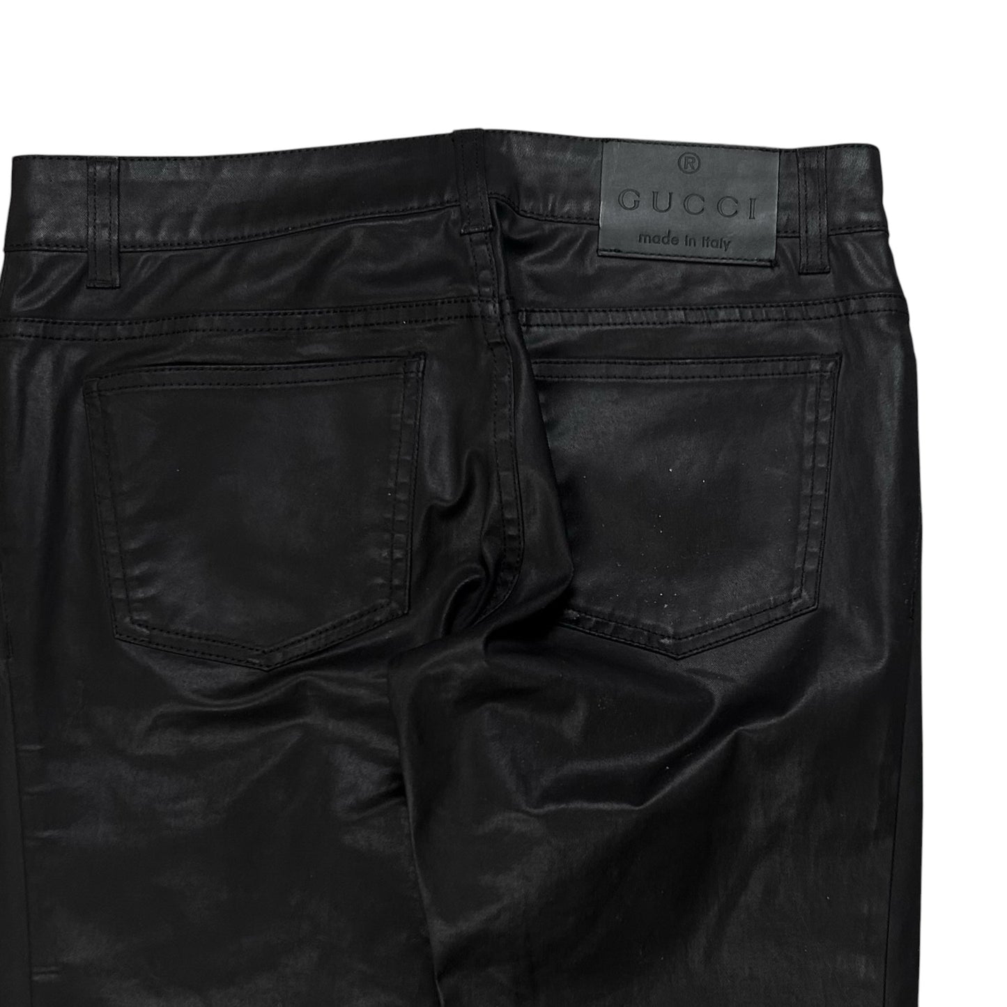 Gucci by Frida Giannini Studded Waxed Skinny Jeans - SS11