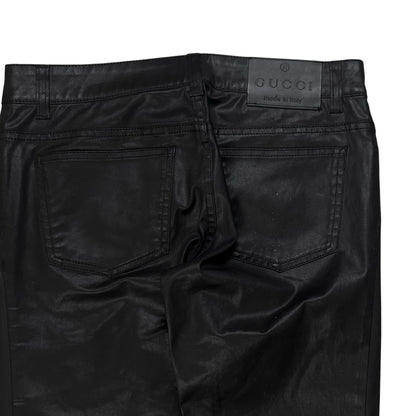 Gucci by Frida Giannini Studded Waxed Skinny Jeans - SS11