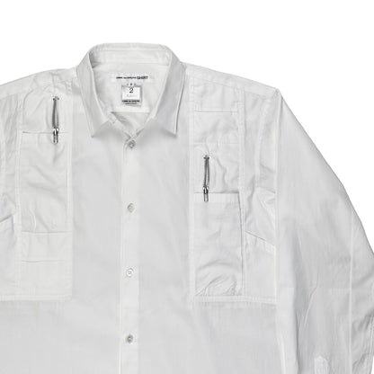 Comme des Garcons Shirt Utility Zip Pocket Shirt - AW22