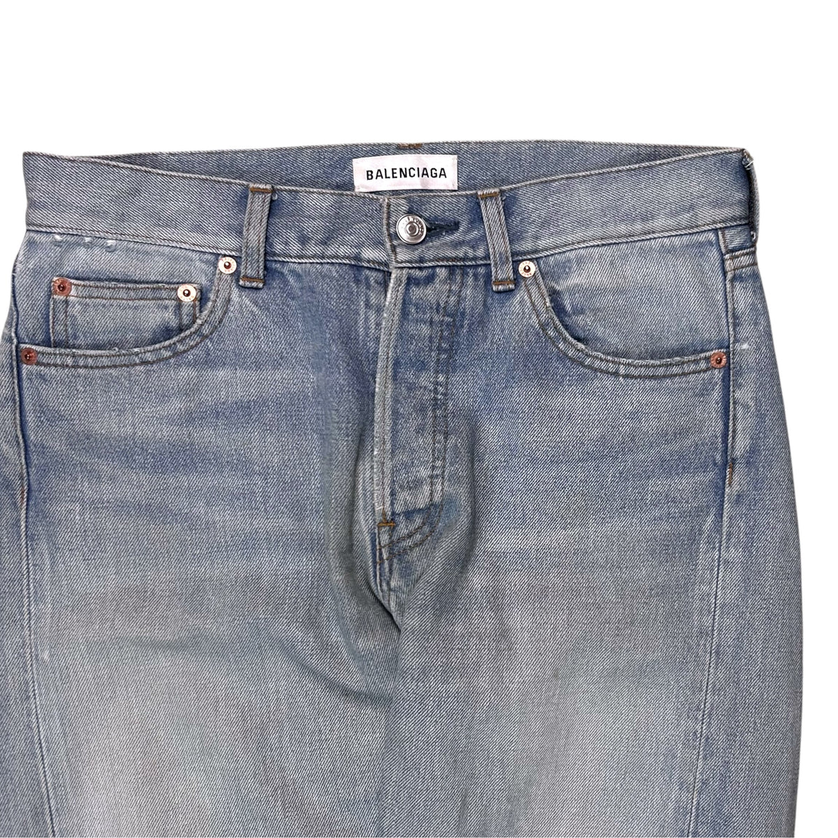 Balenciaga Flared Twisted Seam Jeans - SS18