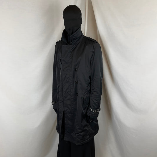Dirk Bikkembergs Strapped Zip Trenchcoat