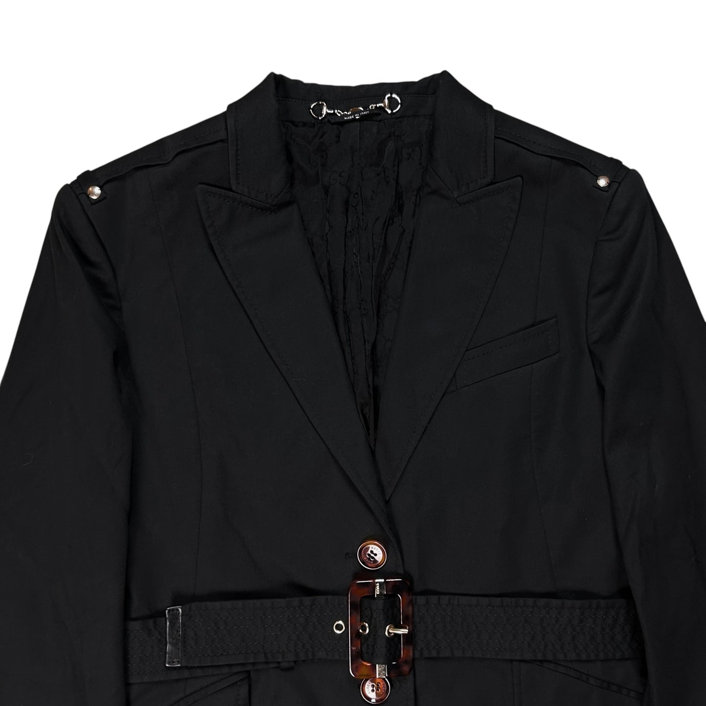 Gucci by Frida Giannini Belted Military Blazer - SS08