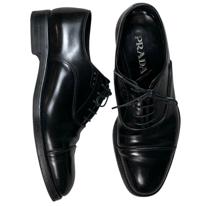 Prada Ridge Cap Spazzolato Derbies
