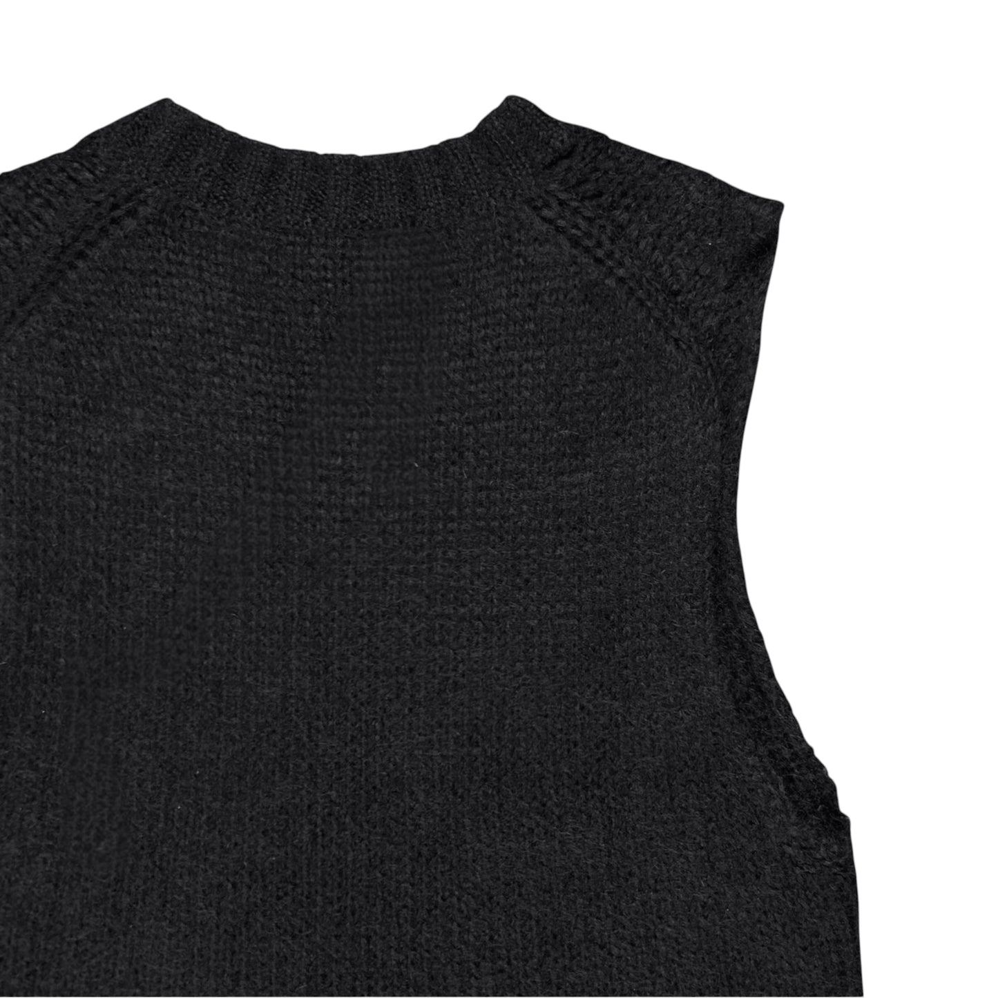Prada Distressed Mohair Knit Vest - SS16
