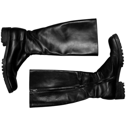 Jil Sander Tall Zip Combat Boots