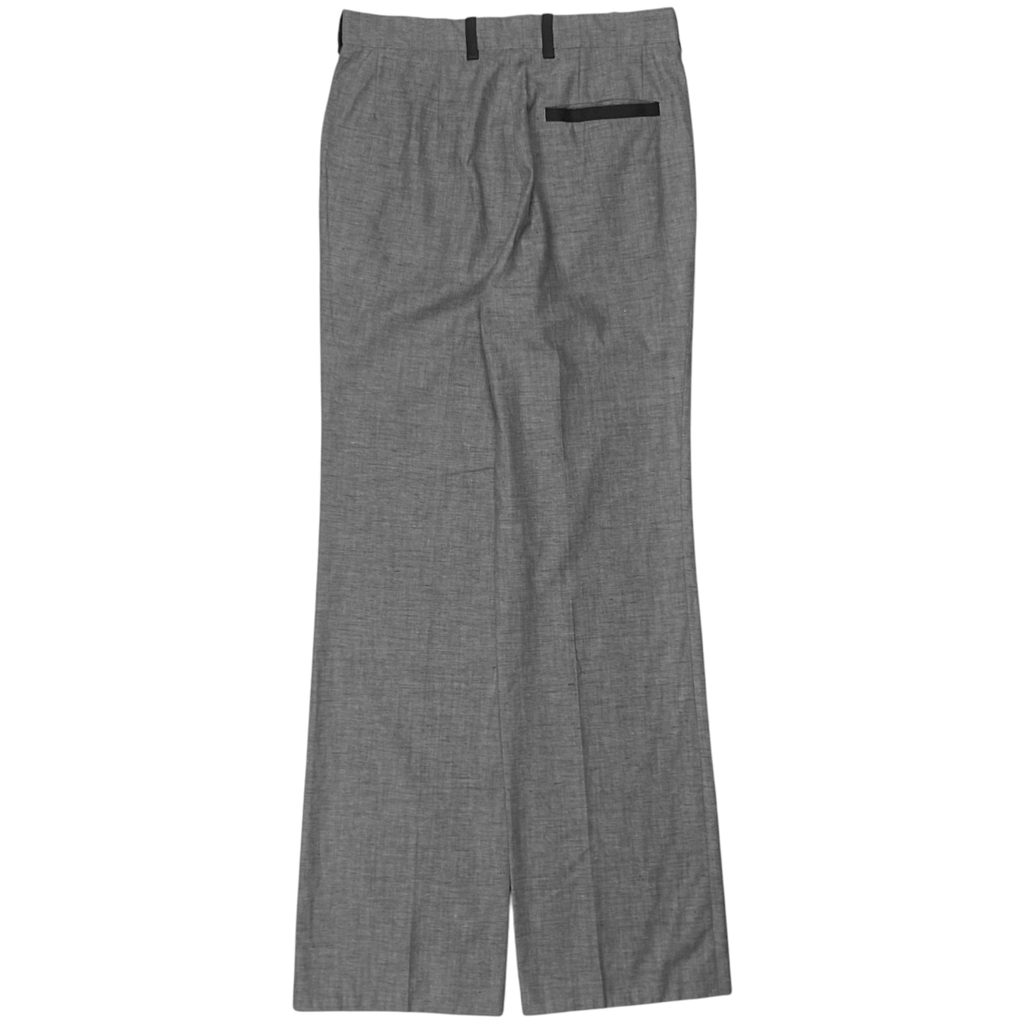 Balenciaga Contrasted Linen Flared Sample Trousers