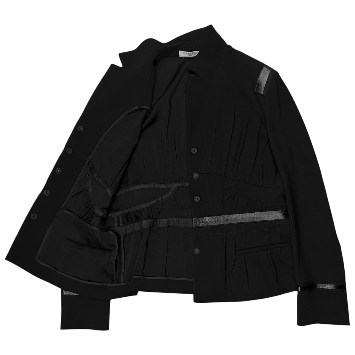 Prada Trim Pleated Blazer - SS07