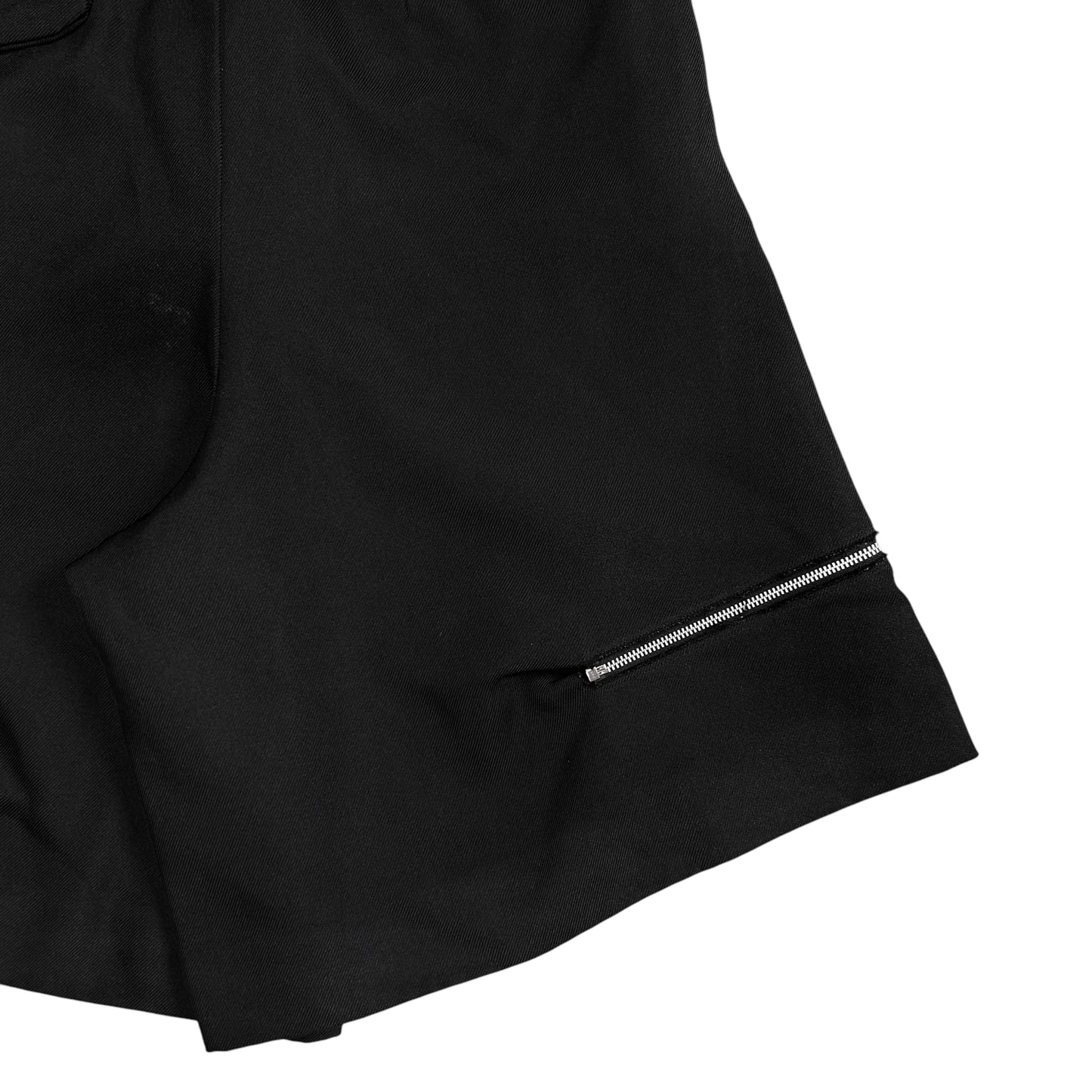 Comme des Garcons BLACK Wide Zip Shorts - AW23