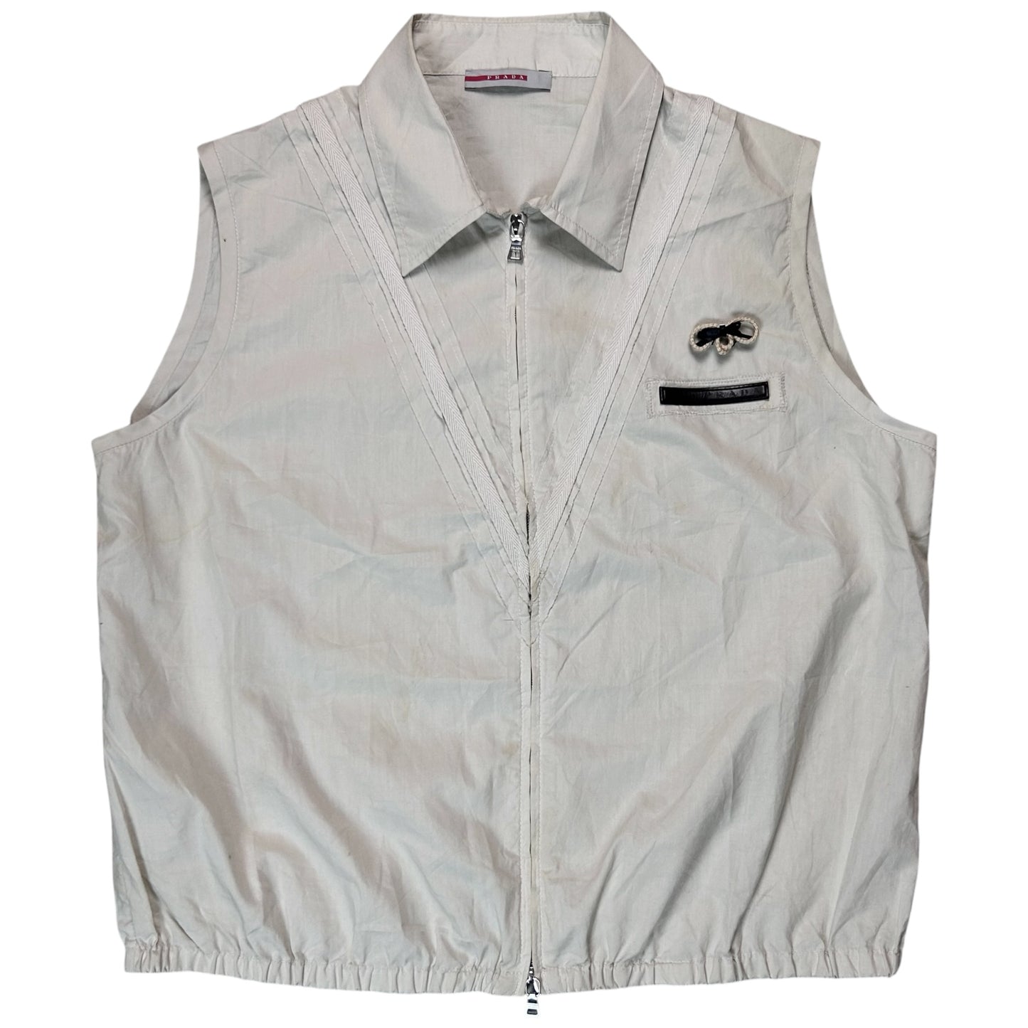 Prada Broche Blouson Vest - SS00