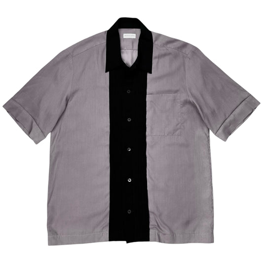 Dries Van Noten Contrast Ruffle Bowling Rayon Shirt - SS22