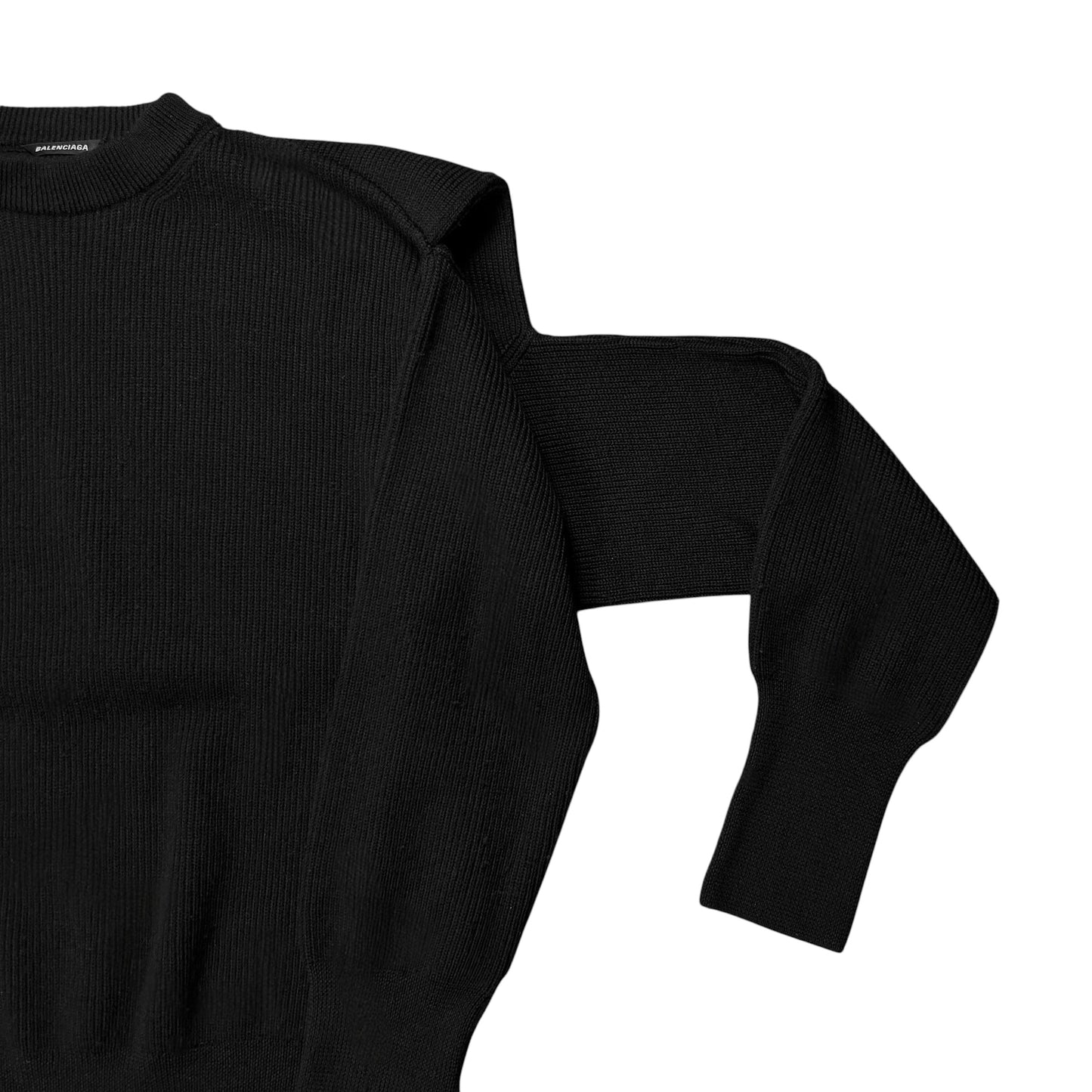 Balenciaga Double Sleeve Knit Sweater - AW20