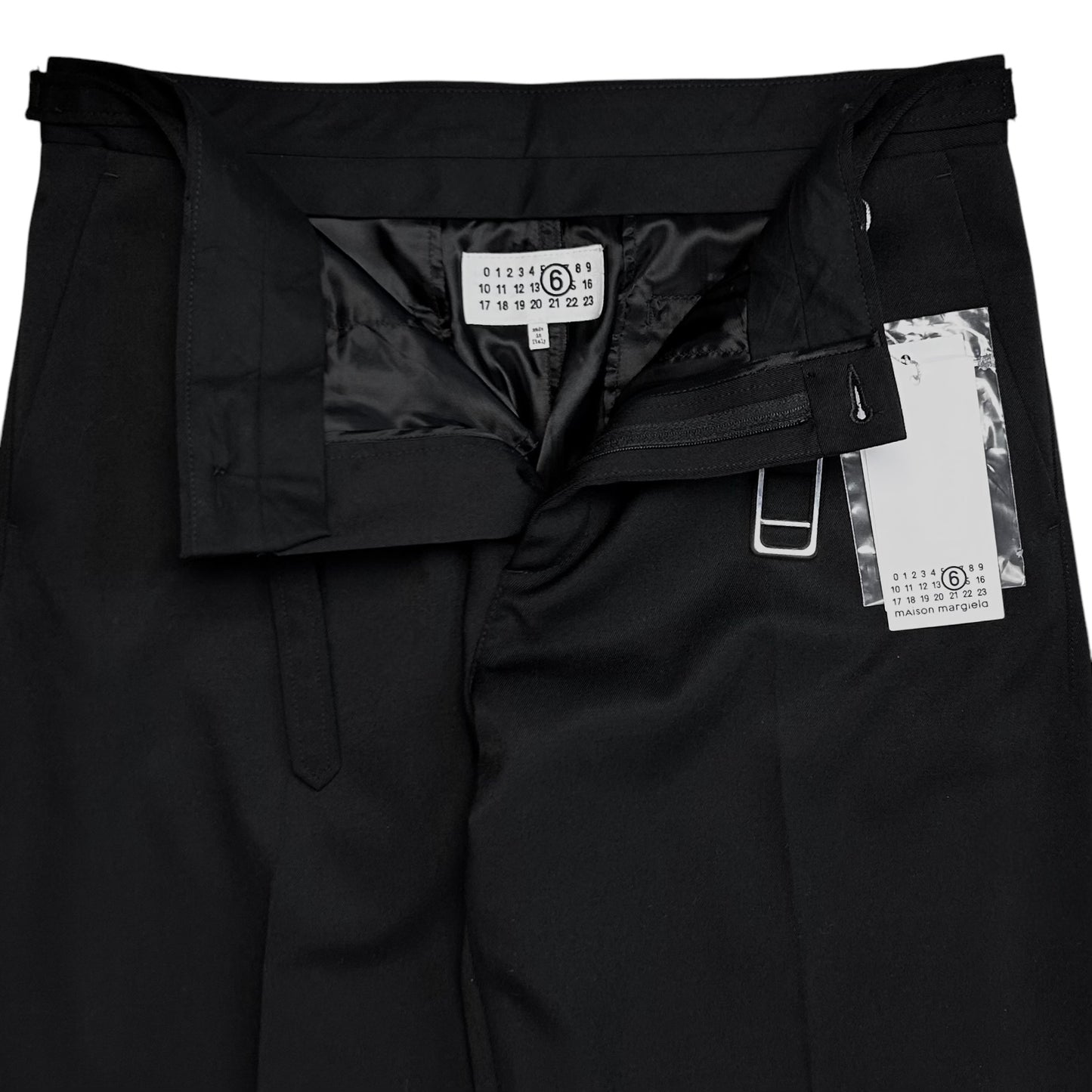 MM6 Maison Margiela Belted Extended Layer Trousers - AW23