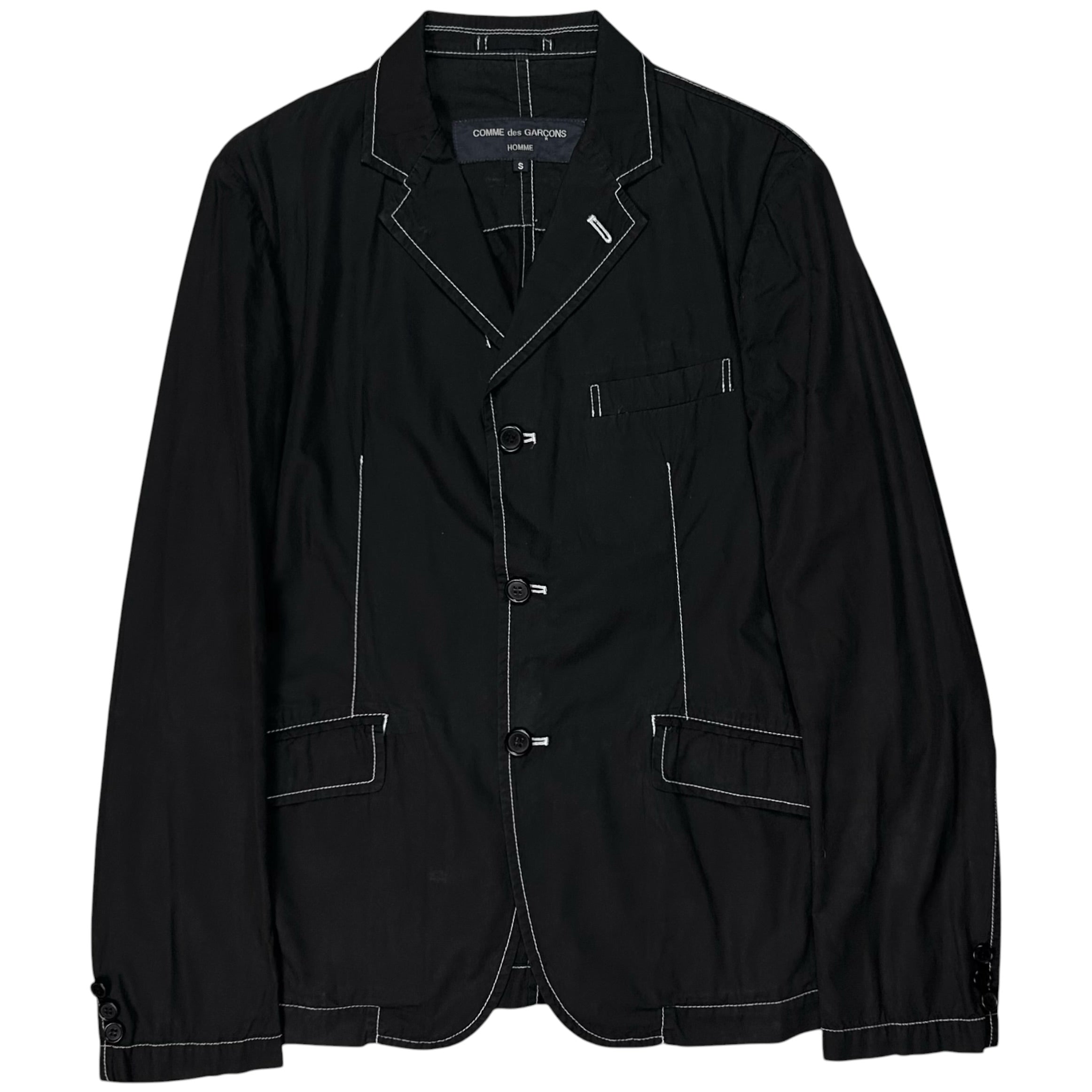 Comme des Garcons Homme Contrast Stitch Blazer - SS10 – Vertical Rags