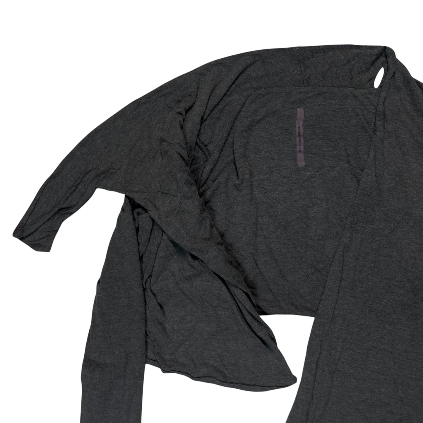 Rick Owens Sphinx Asymmetric Wrap Sweater - AW15