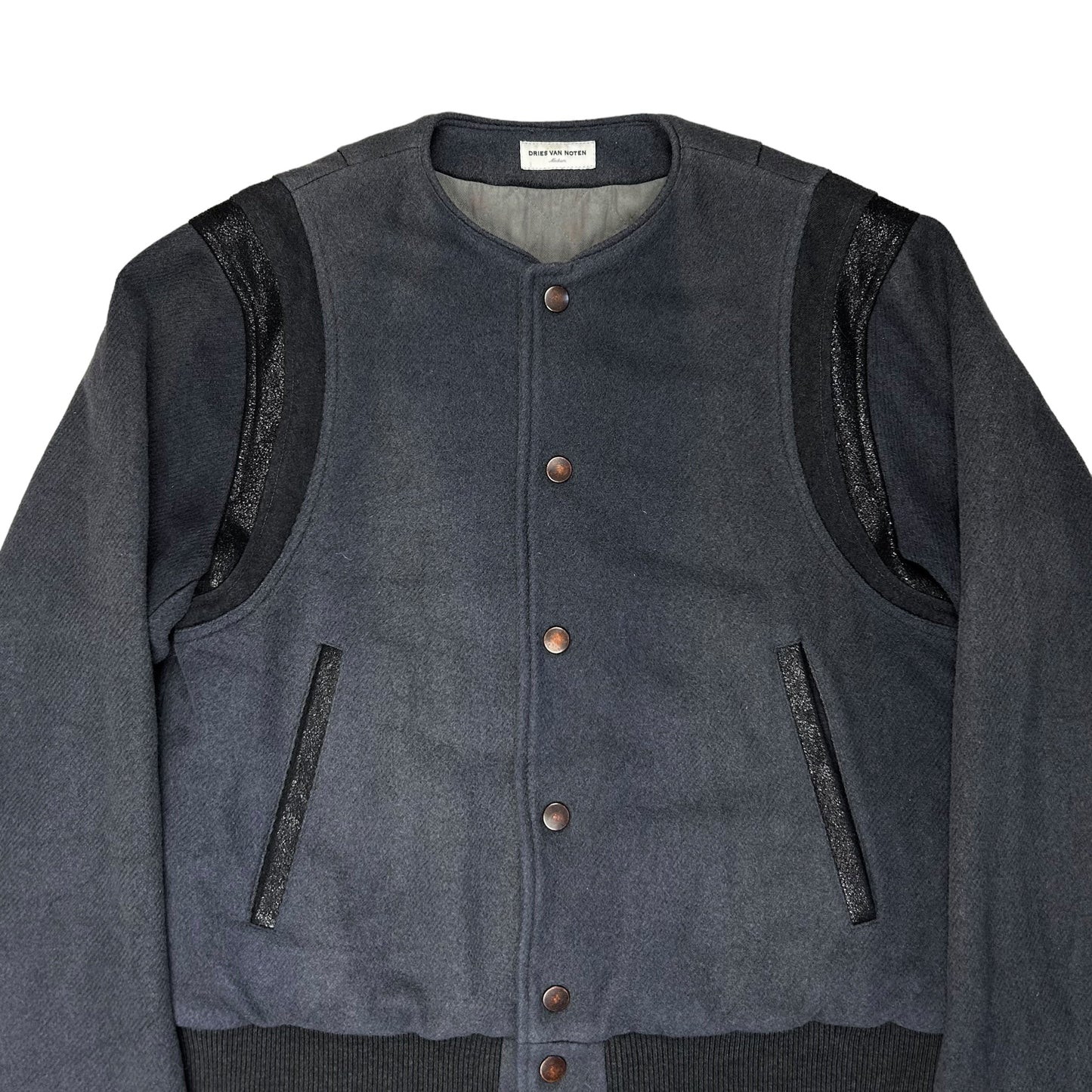 Dries Van Noten Varsity Wool Bomber Jacket - AW14