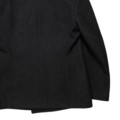 Dirk Bikkembergs Peak Lapel Caban Wool Jacket