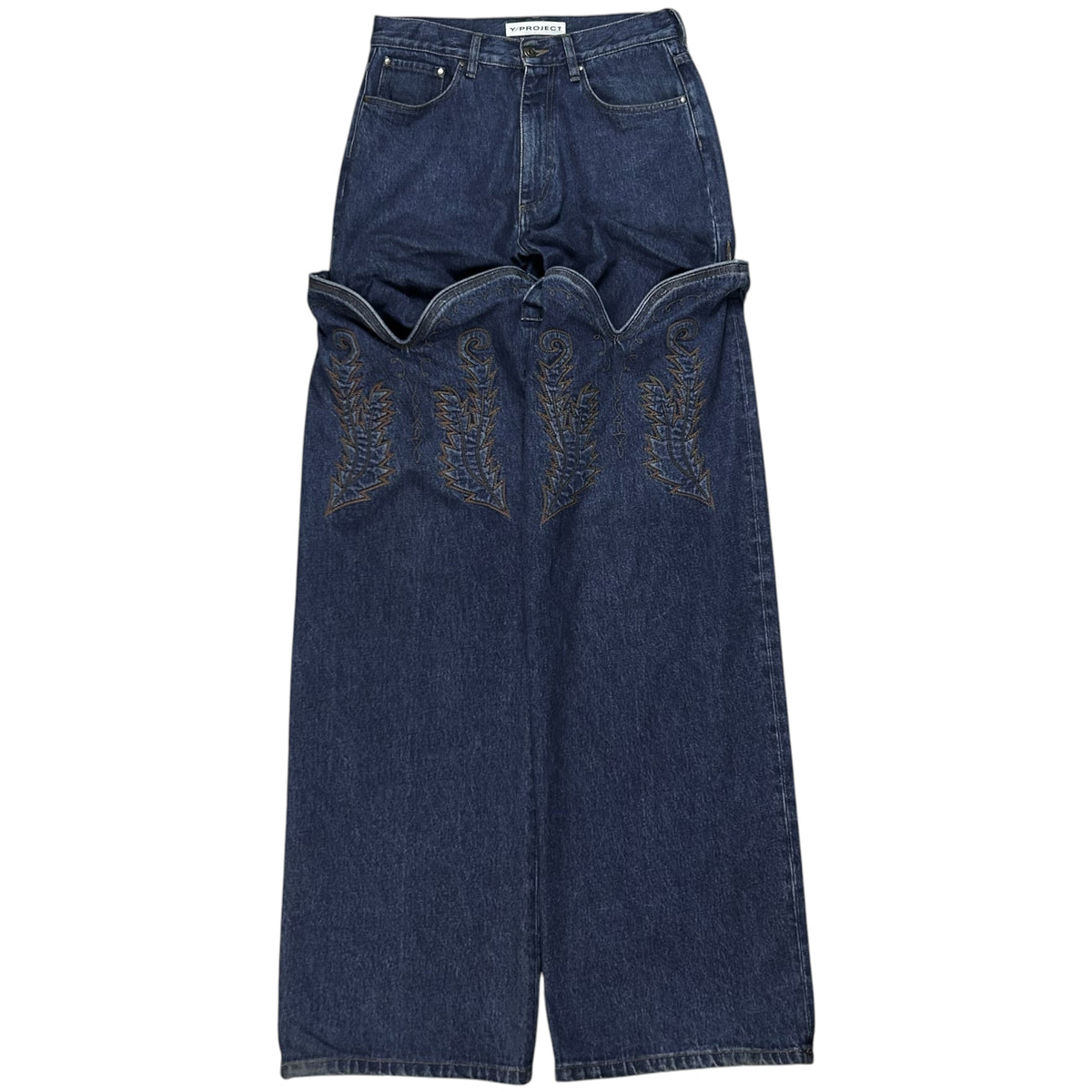 Y/Project Maxi Cowboy Cuff Jeans - SS22