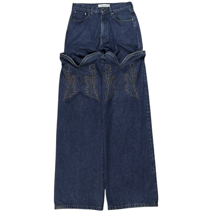 Y/Project Maxi Cowboy Cuff Jeans - SS22