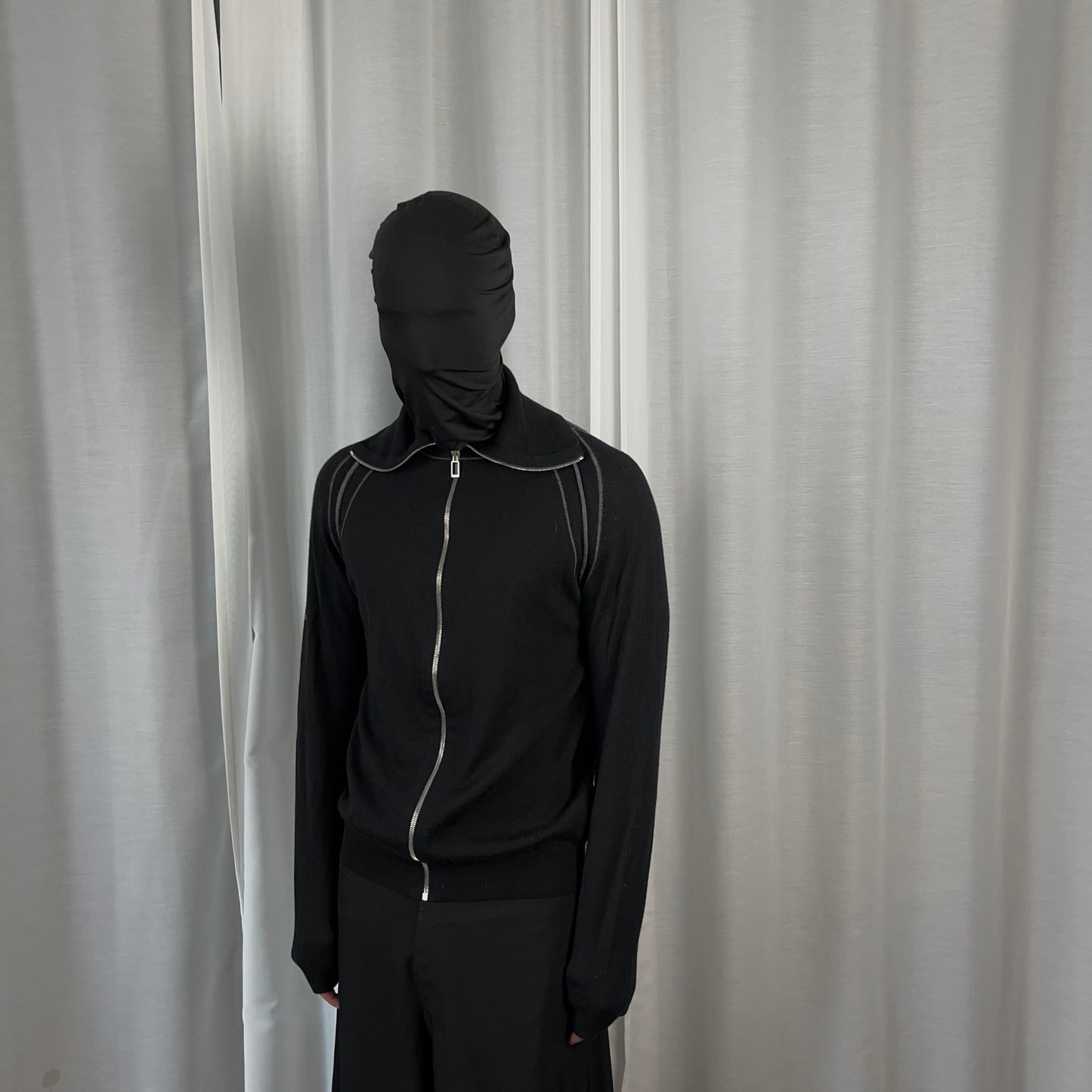 Dior Homme Shoulder Trimmed Zip Sweater - AW11