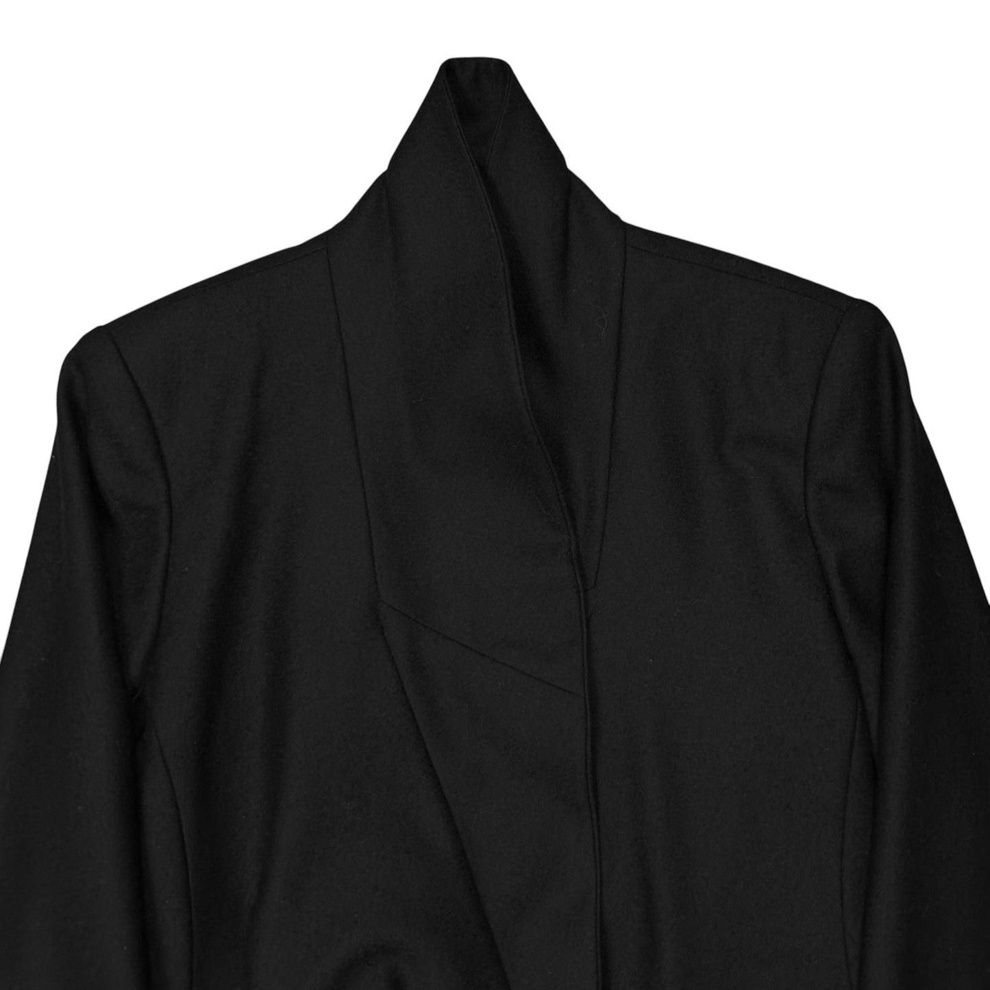 Balenciaga Asymmetric Belted Wool Jacket